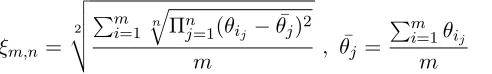 Figure 3 shows simulated distributions of ξmnarrow distributions. For eachconﬁdence intervals can be tabulated