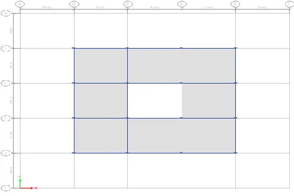 Fig.3: Plan of building with podium 
