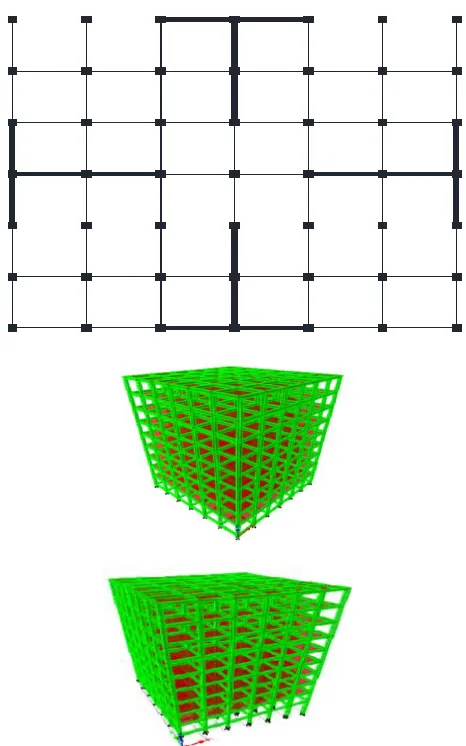 Fig -2: Without shear wall on plain and hilly terrain 
