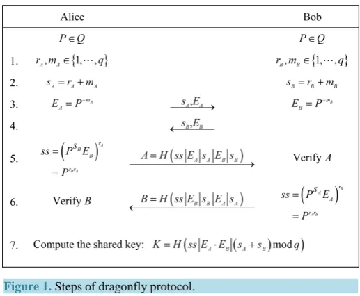 Figure 1. Steps of dragonfly protocol.                                         