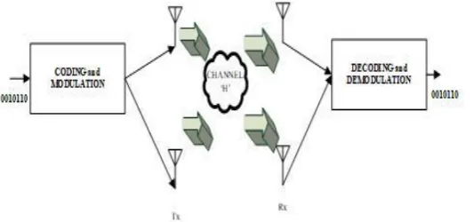 Fig -3: MIMO channel model 