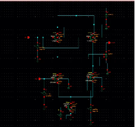 Fig 11: AC response of the Differential Amplifier with MOS Load. 