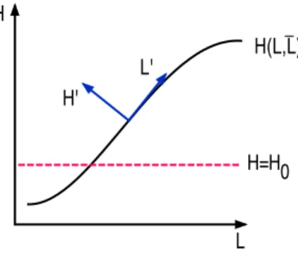 Figure 3.1 – The solid line represents schematically a general solution of (3.3.1), i.e