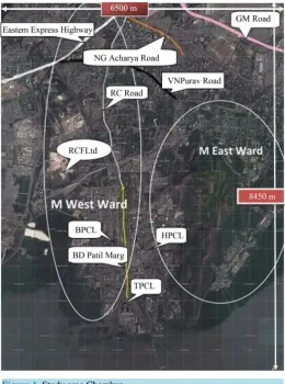 Figure 1. Study area Chembur.                                           