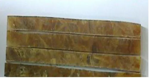 Table 3: Results for flexure testing of Jute fiber composite 