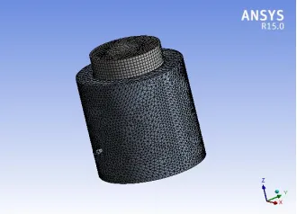 Fig -9 : Equivalent Stress of Ram and Ram Cylinder  