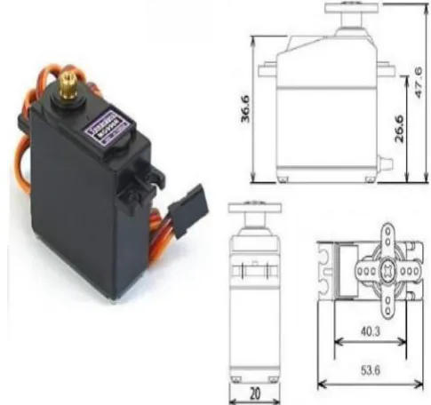 Figure 4. Motor Servo MGR996R  