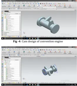 Fig -4: Cam design of convention engine 