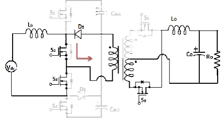 Fig -7: Equivalent circuit of mode 5 