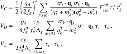Figure 1. 3N forces at N2LO.