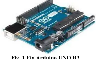 Fig. 1. Fig Arduino UNO R3  