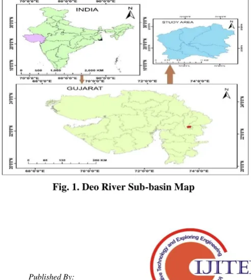 Fig. 1. Deo River Sub-basin Map 