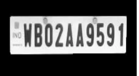 Fig 4.2-Successful number plate. 