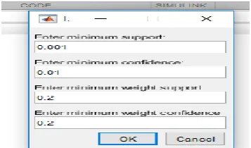 Fig. 4. Prompt window for taking input 