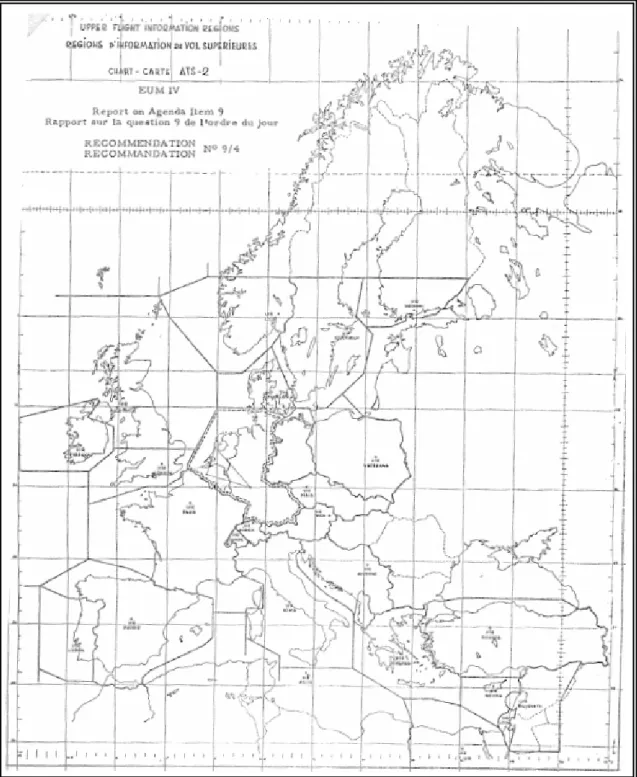 Figure 4.6.2.2 ICAO UIR (1958) 