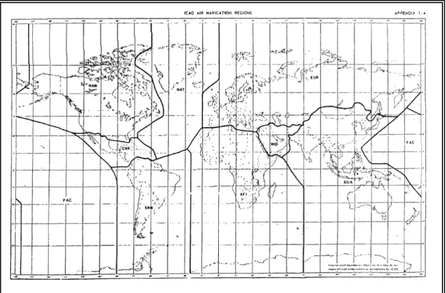 Figure 2.3.3 ICAO Air Navigation Regions 70   