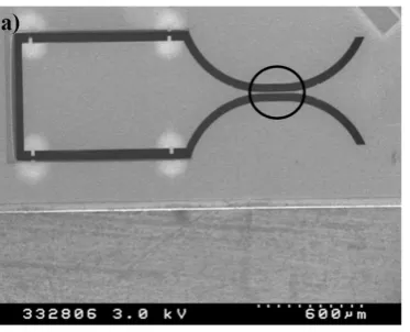 Figure 1. Tensile test sample. a) Whole sample and b) sidewall surface.                                      