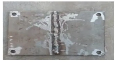 Fig -1: Test on welded specimen 