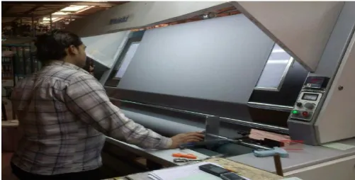 Fig -1: Visual fabric inspection.  
