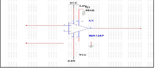 Fig -3: Block Diagram of EOG acquisition circuit.  