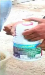 Fig 4 Mixing and casting  