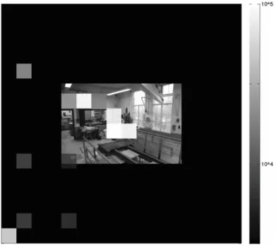Figure 4. The field of view of the gamma imaging system is represented by the black square, which corresponds to