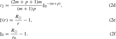 Figure 4a compares the stretched and compressed sunspotdata with the original data. Then we represent the latitudedistribution of the poloidal source within each cycle by a