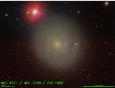 Figure 1.4:A galaxy with a clear disk and spiral structure, but an overall red color more typical ofelliptical galaxies