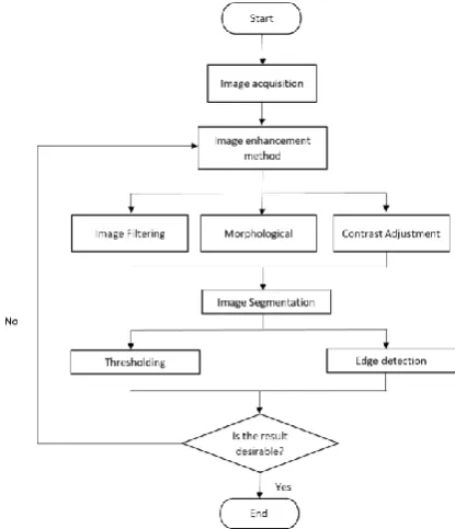Fig. 1 Flowchart of image processing 