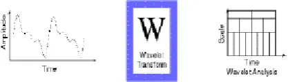 Fig 6: Wavelet transform of a time series signal. 