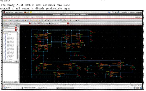 Fig 11. Power Consumption Of Design Based On Pmos Latch referred offset arises from one differential pair.This makes 