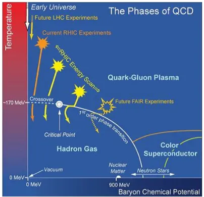 Figure 1. Possible phase diagram for nuclear matter
