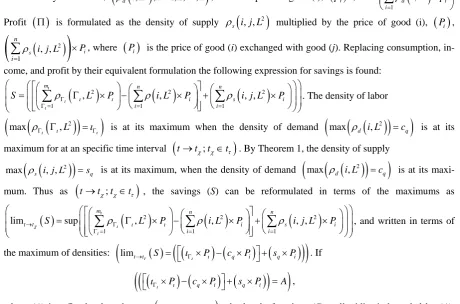Figure 14. In Figure 14, (O)qd is the flow of good (i) produced by oligopolies, (q)d is the flow of good (i) produced by small producers