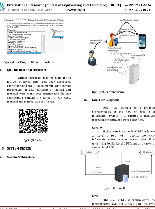 fig. 2: A possible setting for the WOL function. 