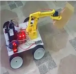 Fig.7: Pick and  Place Robotic   