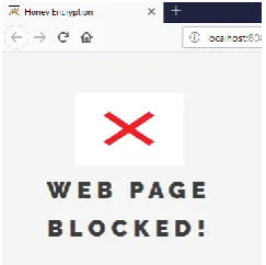 Fig 8. Blocked IP address 