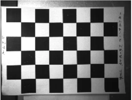Figure 3. Camera calibration chart based DLT.            