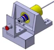 Figure 3. Locking mechanism placed in B – Details of the fusesystem.