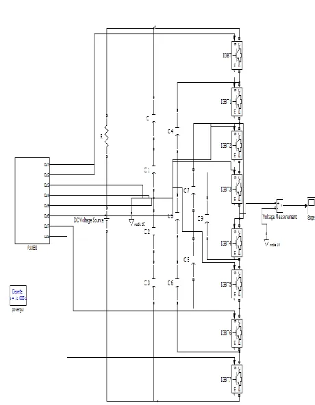 FIG (3) SIMULINK MODEL USING IGBT SWITCH 