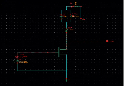 Fig - 9. CS amplifier using GaN 