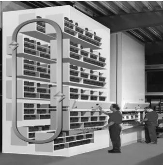 Fig.1.Vertical Carousel Storage System used in industry [1] 