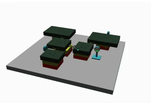 Fig - 1: Arrangement of plates in Test Rig  