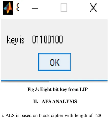 Fig 7: Sample data taken for encryption 