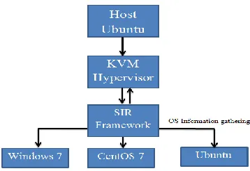 Figure 2: Connection of guest operating systems with server. 