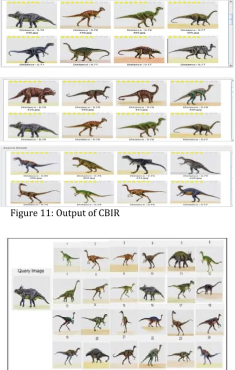 Figure 11: Output of CBIR 