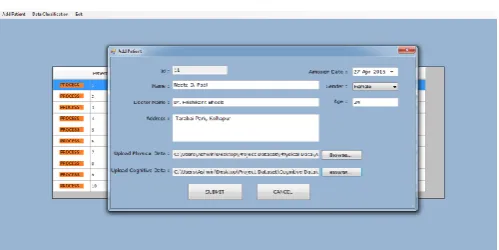 Fig -3: Add Patient Information 