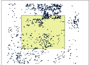 Fig.13. Takes both point and polygon features as input. Both Flowchart of Irrelevant points removal tool is shown in of them are combined by placing polygon feature inside the point feature