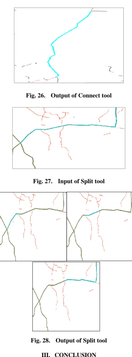 Fig. 26. Output of Connect tool  