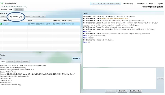 Tabs and lists for information and selection: 
