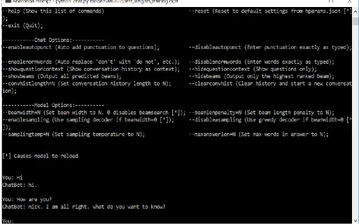 Fig 4.1 Chatbot in an Active State 